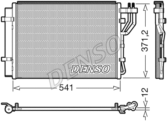 Condenser, air conditioning (DCN43010)