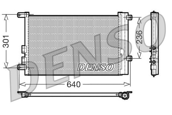 Condenser, air conditioning (DCN01016)
