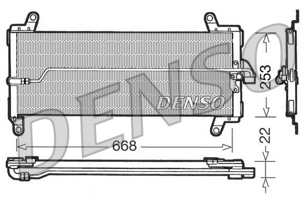 Condenser, air conditioning (DCN09002)
