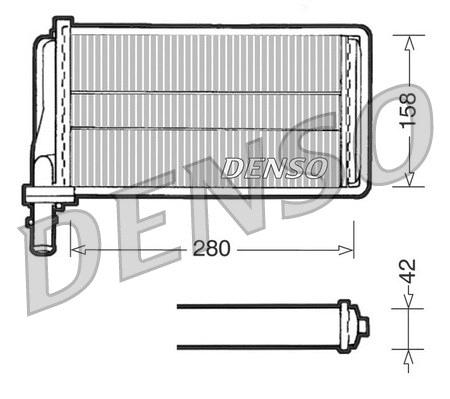 Heat Exchanger, interior heating (DRR01001)