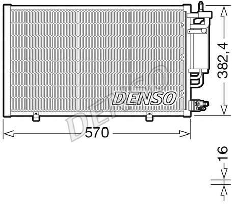 Condenser, air conditioning (DCN10051)