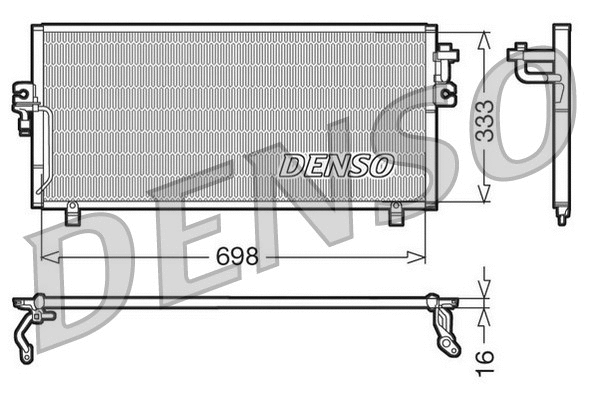 Condenser, air conditioning (DCN46010)
