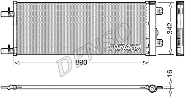Condenser, air conditioning (DCN99071)