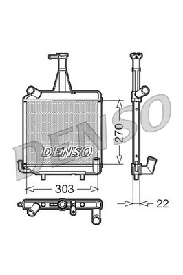 Radiator, engine cooling (DRM99000)