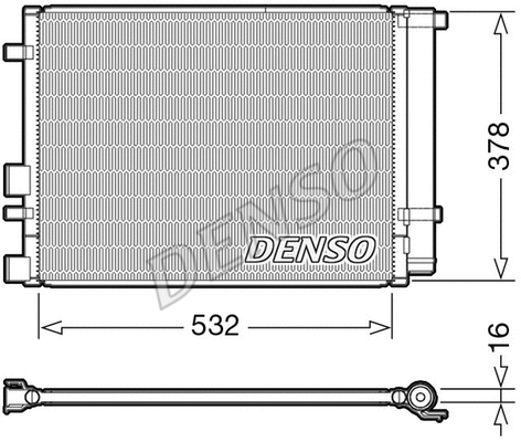 Condenser, air conditioning (DCN41006)