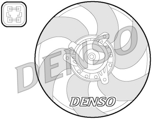 Fan, engine cooling (DER07009)