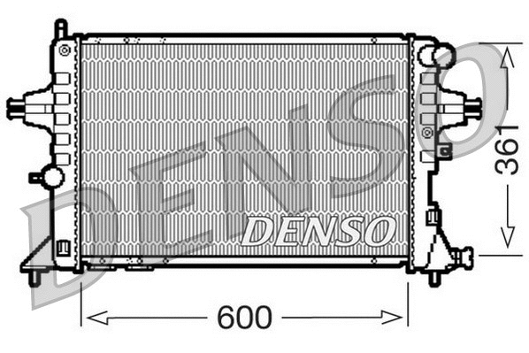 Radiator, engine cooling (DRM20084)