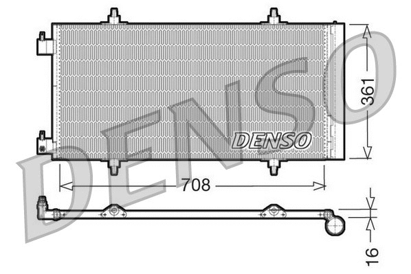Condenser, air conditioning (DCN07011)