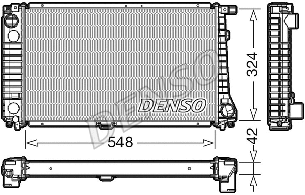 Radiator, engine cooling (DRM05016)