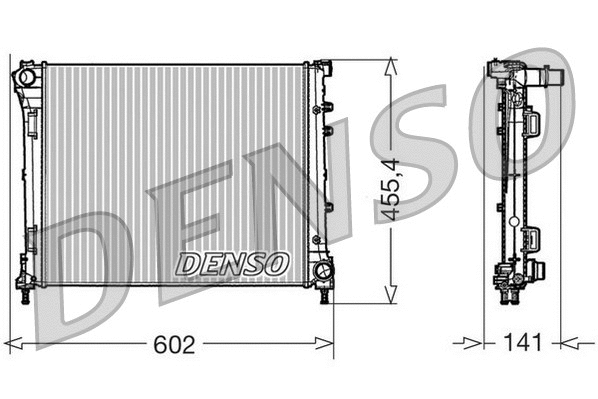 Radiator, engine cooling (DRM09160)