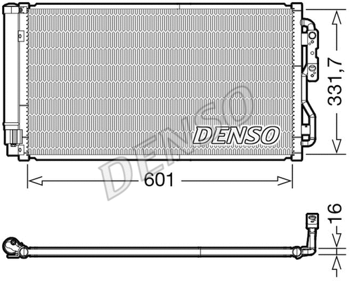 Condenser, air conditioning (DCN05033)
