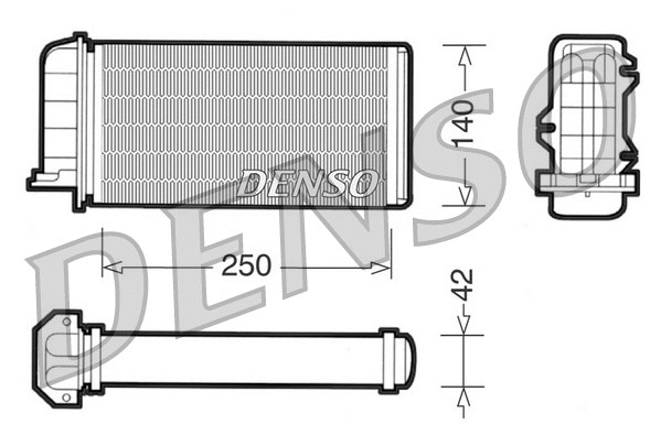 Heat Exchanger, interior heating (DRR09002)