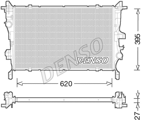 Radiator, engine cooling (DRM09045)