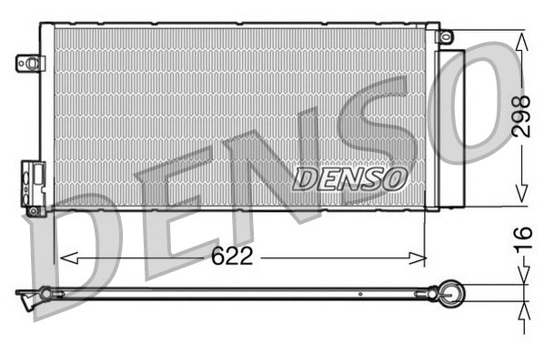 Condenser, air conditioning (DCN09110)
