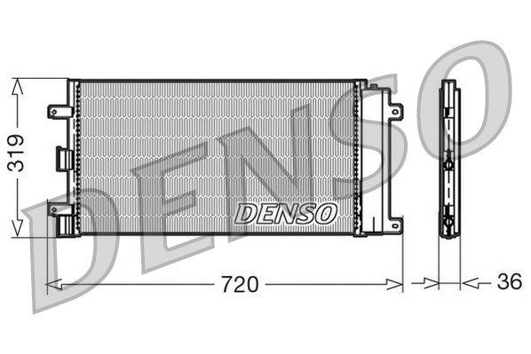Condenser, air conditioning (DCN09042)