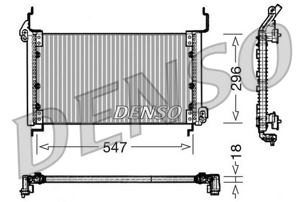Condenser, air conditioning (DCN09082)