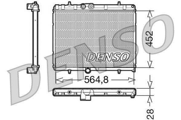 Radiator, engine cooling (DRM21057)