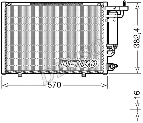 Condenser, air conditioning (DCN10052)