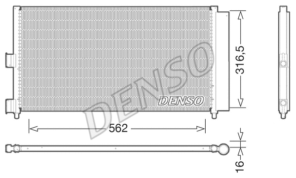 Condenser, air conditioning (DCN09072)