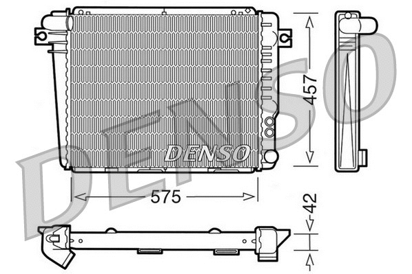 Radiator, engine cooling (DRM05050)