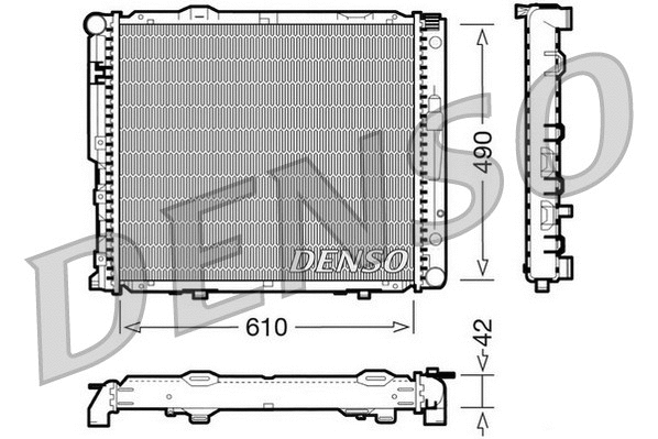 Radiator, engine cooling (DRM17033)