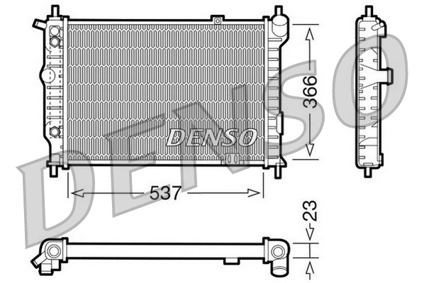 Radiator, engine cooling (DRM20012)