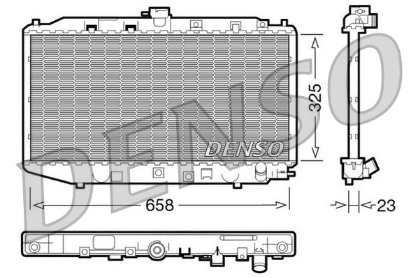Radiator, engine cooling (DRM40002)