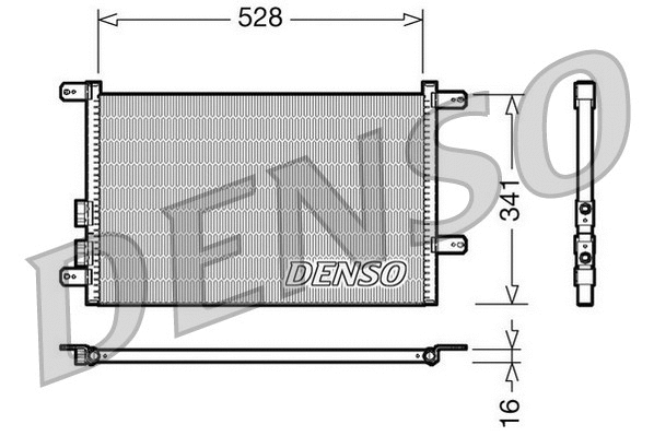 Condenser, air conditioning (DCN01003)