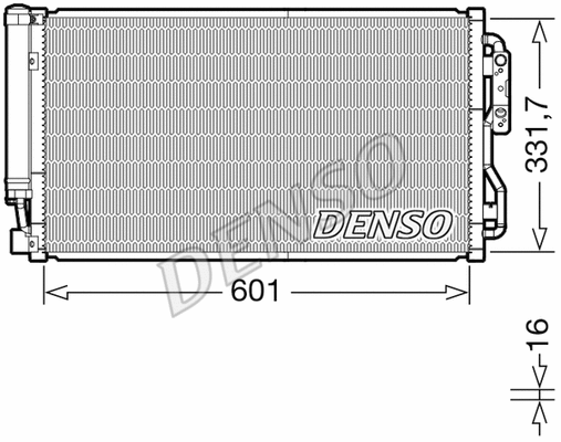 Condenser, air conditioning (DCN05105)