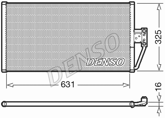 Condenser, air conditioning (DCN05021)