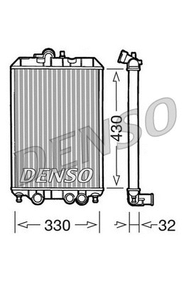 Radiator, engine cooling (DRM22002)