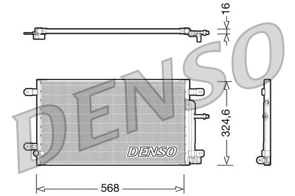 Condenser, air conditioning (DCN02020)