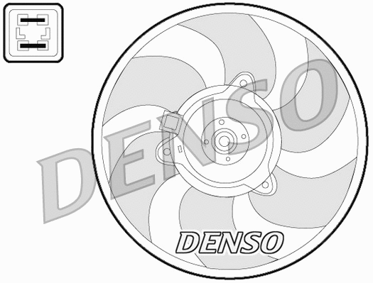 Fan, engine cooling (DER07008)