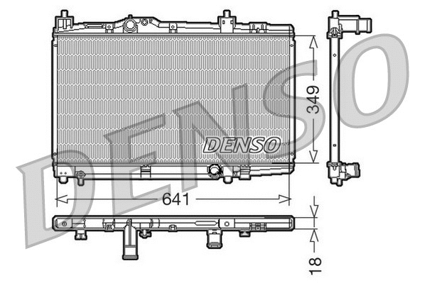 Radiator, engine cooling (DRM50005)