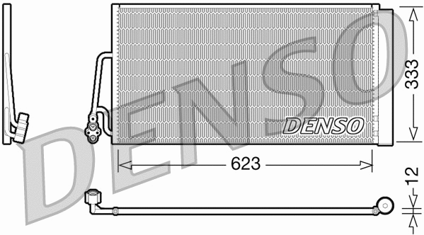 Condenser, air conditioning (DCN05102)