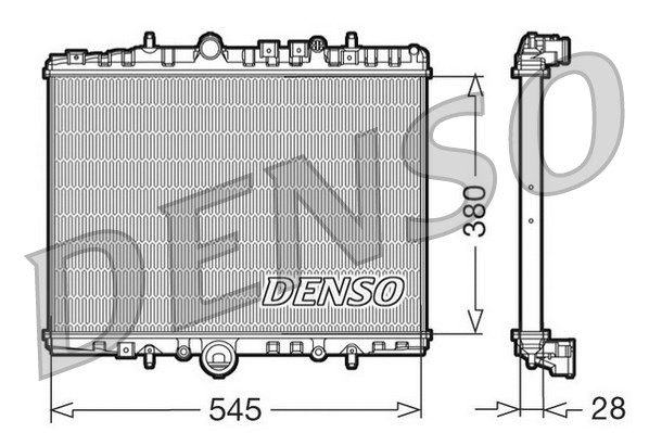 Radiator, engine cooling (DRM07056)