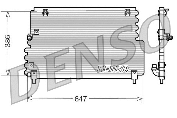 Condenser, air conditioning (DCN33004)