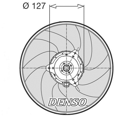 Fan, engine cooling (DER21003)