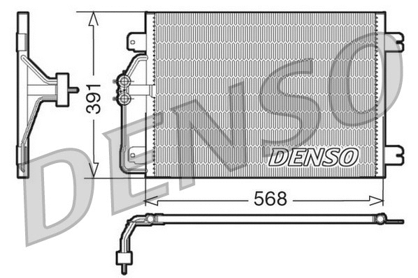 Condenser, air conditioning (DCN23010)