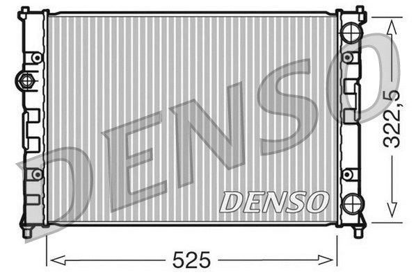 Radiator, engine cooling (DRM26008)