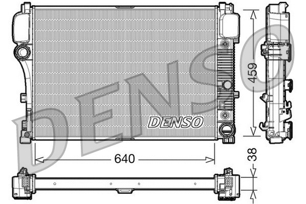 Radiator, engine cooling (DRM17008)