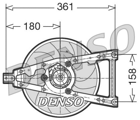 Fan, engine cooling (DER09011)