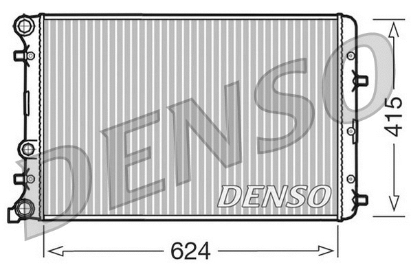Radiator, engine cooling (DRM27003)