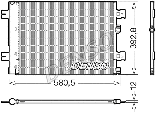 Condenser, air conditioning (DCN37005)