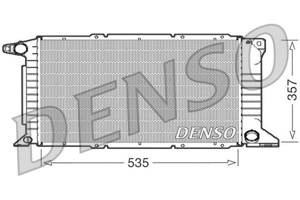 Radiator, engine cooling (DRM10101)