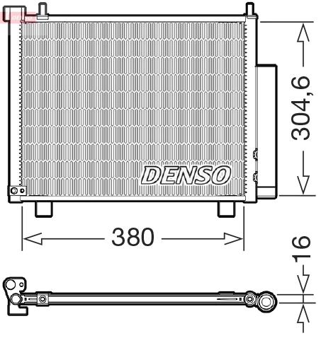 Condenser, air conditioning (DCN20051)