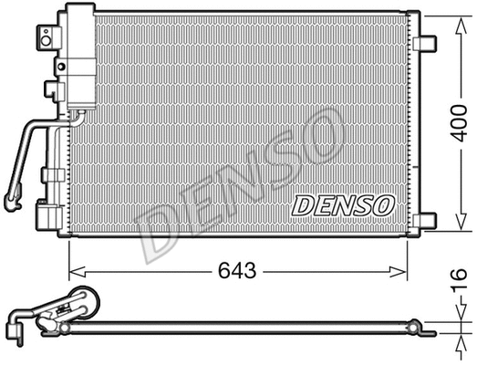 Condenser, air conditioning (DCN46008)