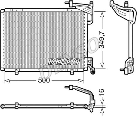 Condenser, air conditioning (DCN10054)