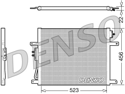 Condenser, air conditioning (DCN06008)