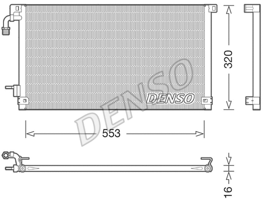 Condenser, air conditioning (DCN21014)